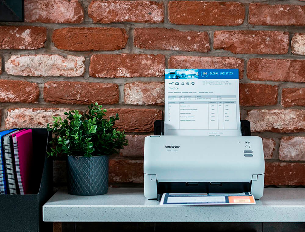 ESCANER BROTHER SOBREMESA ADS4100 DOBLE CARA TAMAÑO A4 RESOLUCION 600 PPP VELOCIDAD 35 PPM USB 3.0