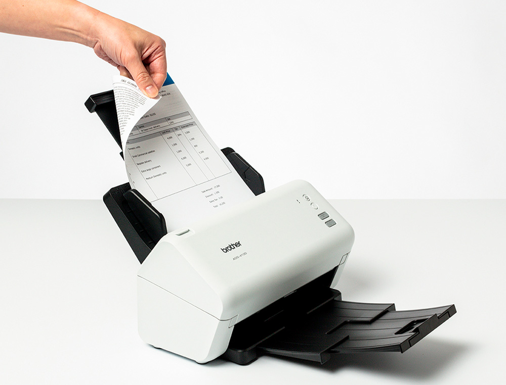 ESCANER BROTHER SOBREMESA ADS4100 DOBLE CARA TAMAÑO A4 RESOLUCION 600 PPP VELOCIDAD 35 PPM USB 3.0