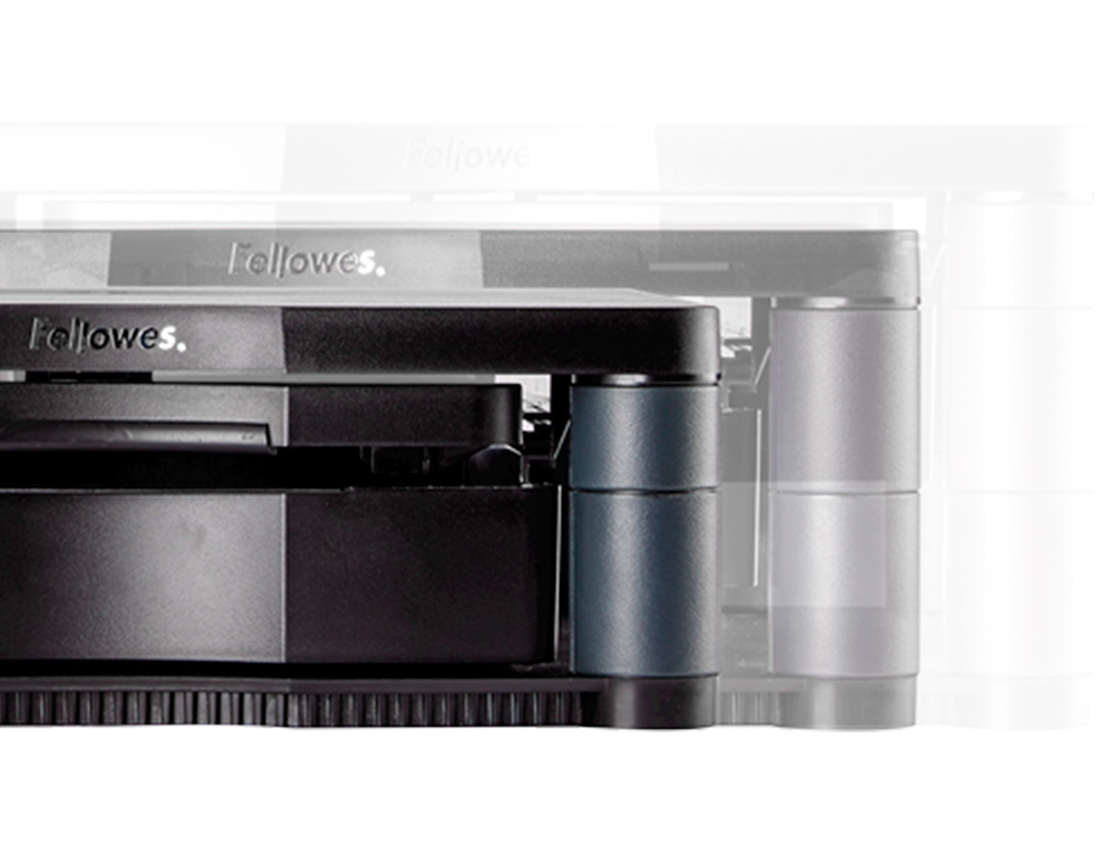 SOPORTE FELLOWES PARA MONITOR PLUS AJUSTABLE EN 5 ALTURAS 64 MM A 165 MM HASTA 36 KG COLOR GRAFITO 165X335X344 MM
