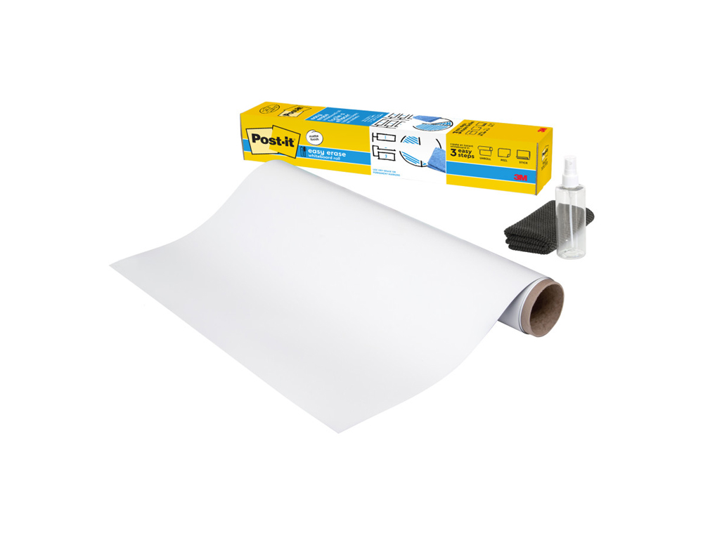 PIZARRA BLANCA POST-IT SUPER STICKY FLEX ADHESIVA REMOVIBLE ROLLO 60,9X91,4 CM
