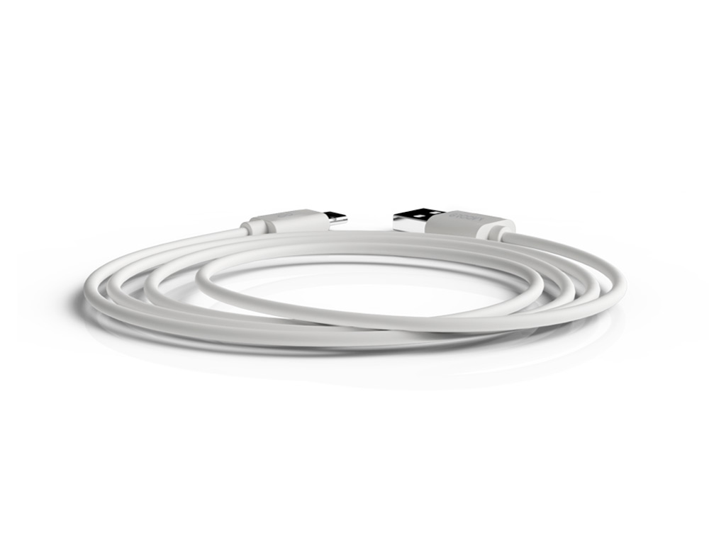 CABLE GROOVY USB-A A TIPO C LONGITUD 1 MT COLOR BLANCO
