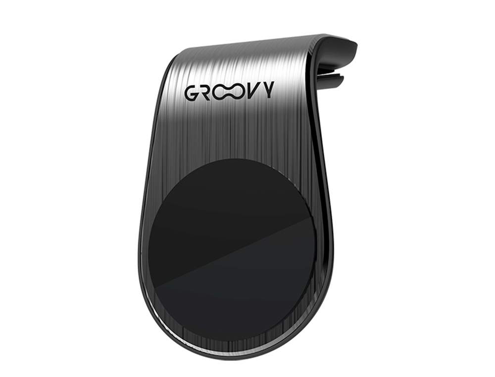 SOPORTE PARA MOVIL GROOVY COCHE UNIVERSAL MAGNETICO COLOR GRIS OSCURO