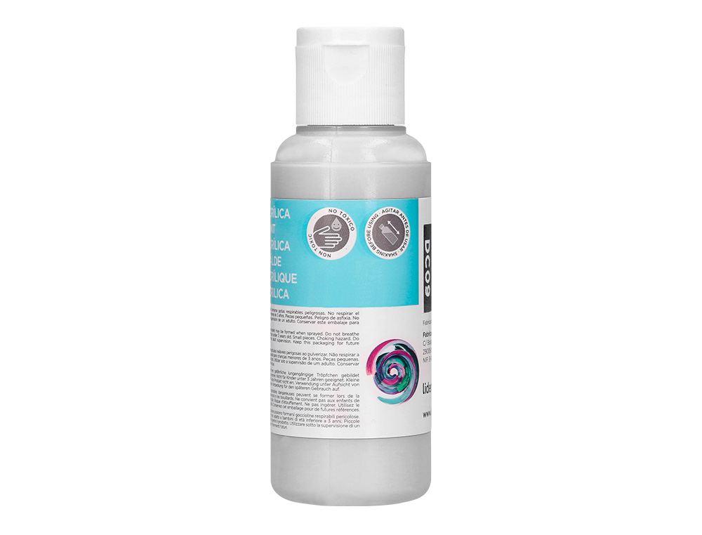 PINTURA ACRILICA LIDERPAPEL BOTE DE 80 ML BLANCO