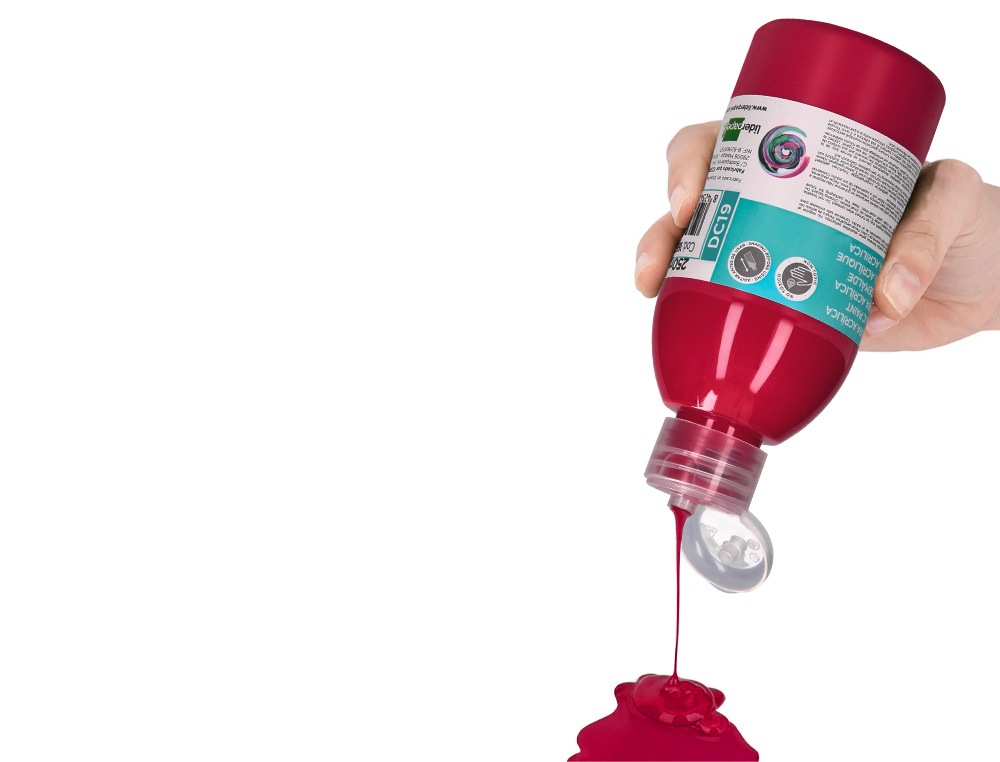 PINTURA ACRILICA LIDERPAPEL BOTE DE 250 ML MAGENTA