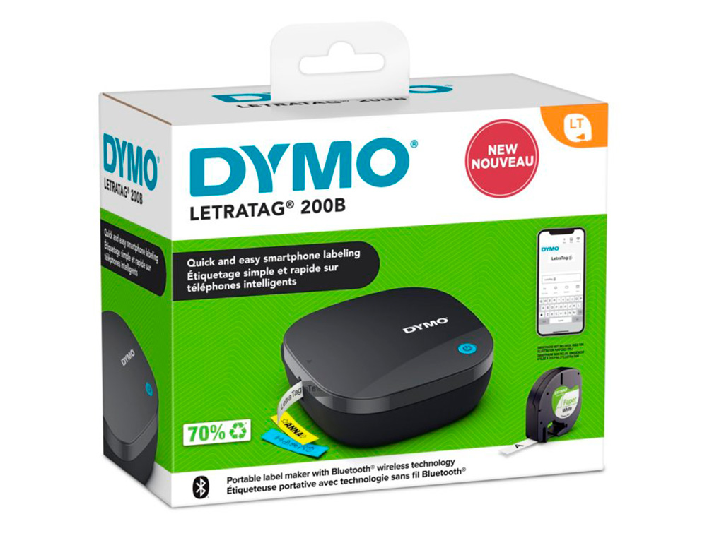 ROTULADORA DYMO LETRATAG LT-200B BLUETOOTH