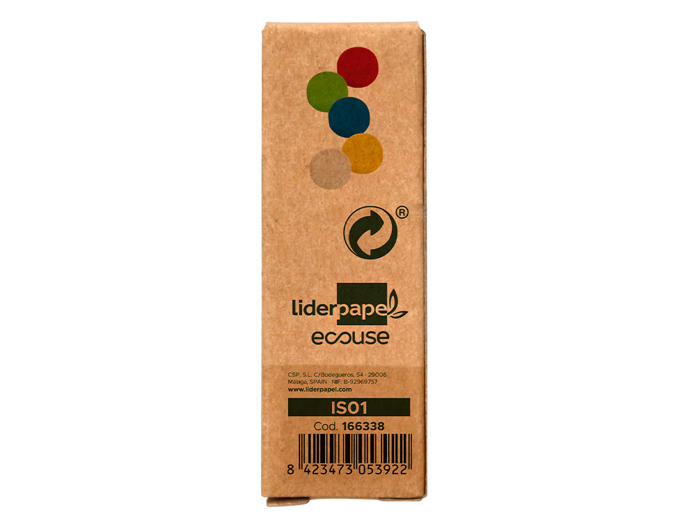 IMAN PARA SUJECION LIDERPAPEL ECOUSE PP RECICLADOPARA PIZARRA MAGNETICA 20 MM CAJA DE 10 UNIDADES