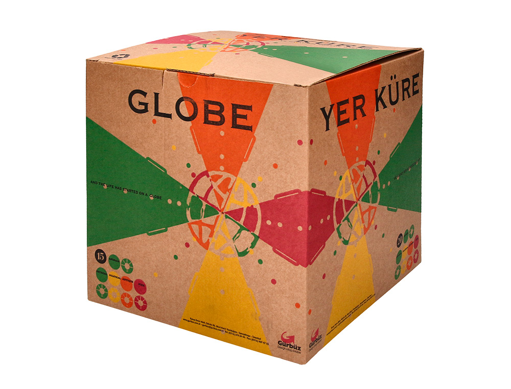 GLOBO TERRAQUEO LIDERPAPEL MAPA FISICO DIAMETRO 15 CM