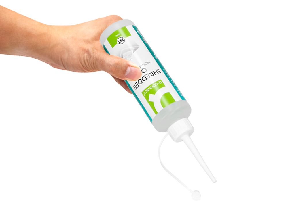 ACEITE LUBRICANTE Q-CONNECT PARA DESTRUCTORA DE DOCUMENTOS BOTE DE 250 ML