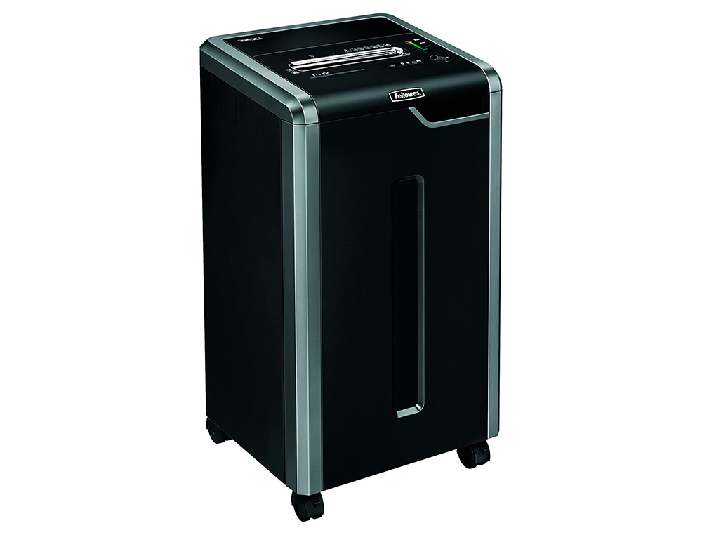 DESTRUCTORA DE DOCUMENTOS FELLOWES 325CI CAPACIDAD DE CORTE 24 H EN PARTICULAS DESTRUYE GRAPAS CLIPS