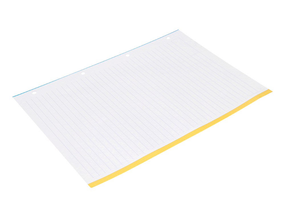 RECAMBIO ANTARTIK A4 100 HOJAS 100G/M2 RAYADO HORIZONTAL 4 TALADROS BANDAS DE 5 COLORES