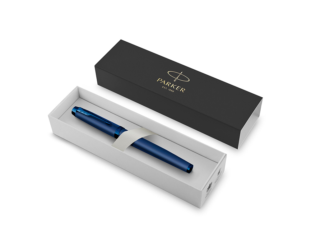 ROLLER PARKER IM PROFESSIONALS MONOCHROME BLUE EN ESTUCHE DE REGALO