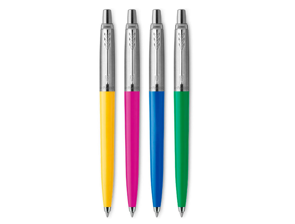 BOLIGRAFO PARKER JOTTER ORIGINALS AÑOS 90 TRANSIT LOTE DE 20 UNIDADES COLORES SURTIDOS
