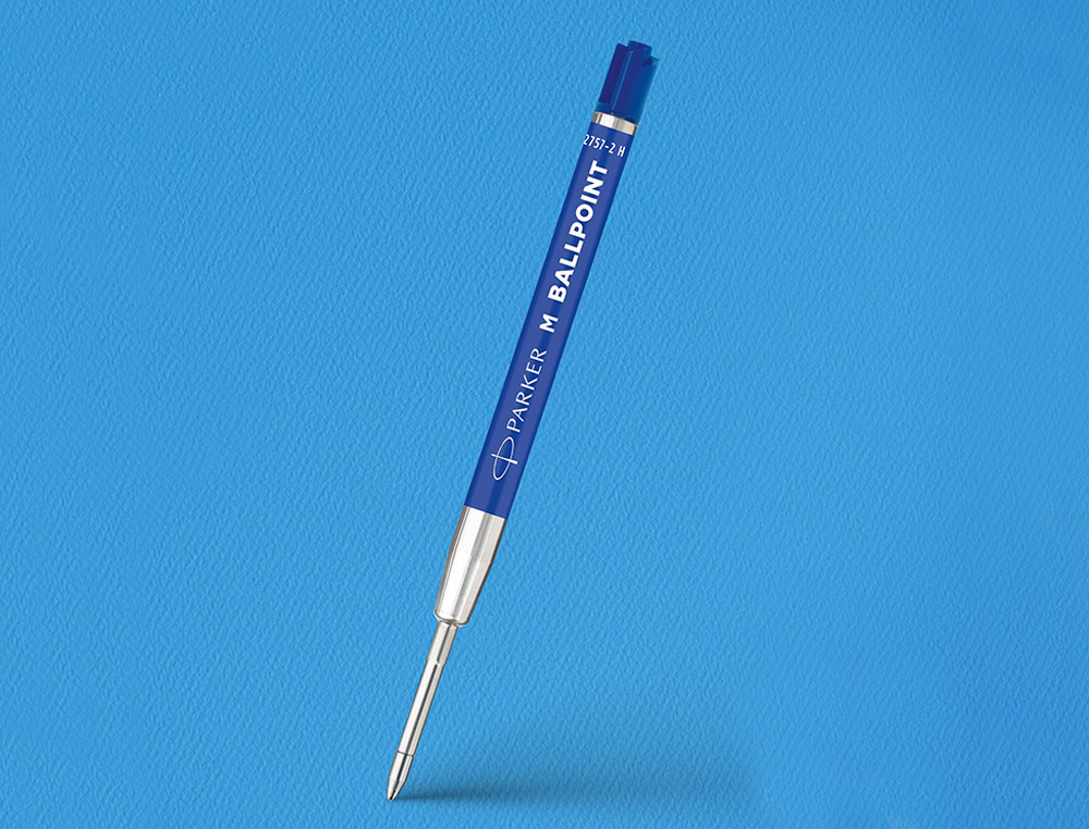 RECAMBIO BOLIGRAFO PARKER ORIGINALS ECONOMICO AZUL PUNTA MEDIA