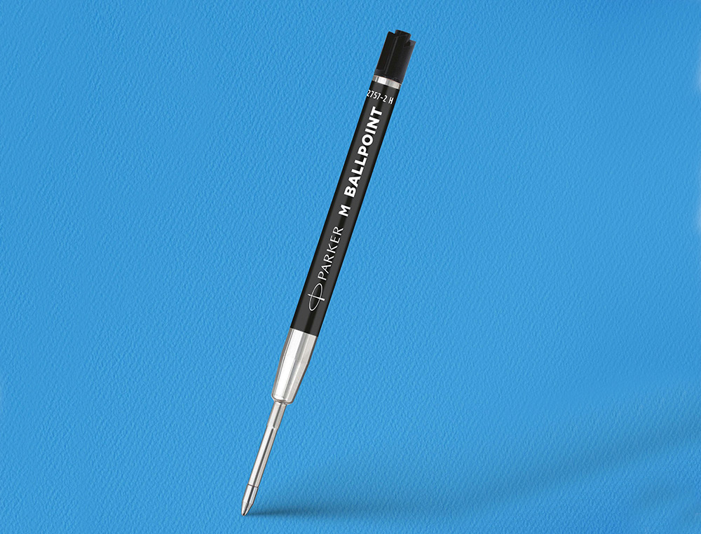 RECAMBIO BOLIGRAFO PARKER ORIGINALS ECONOMICO NEGRO PUNTA MEDIA