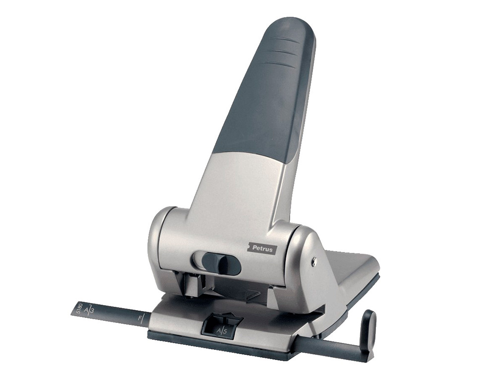 TALADRADOR PETRUS 305 METALICO CAPACIDAD DE 65 HOJAS COLOR PLATA