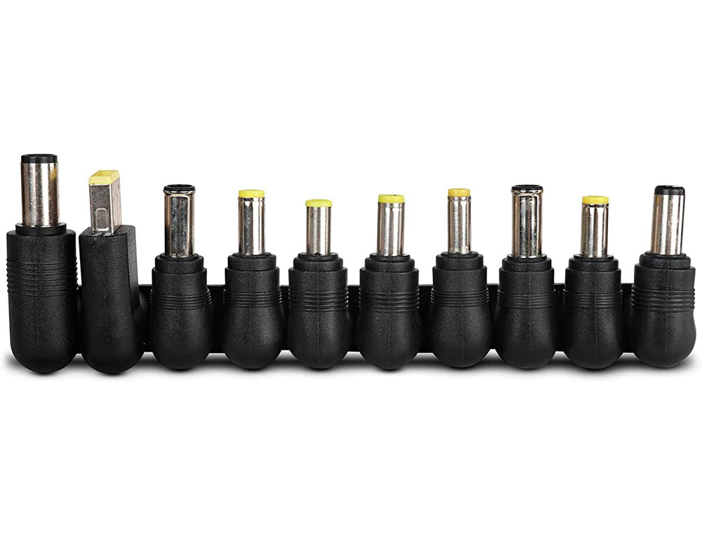 ADAPTADOR DE CORRIENTE NOX PARA PORTATIL 65W USB CON 10 CONECTORES
