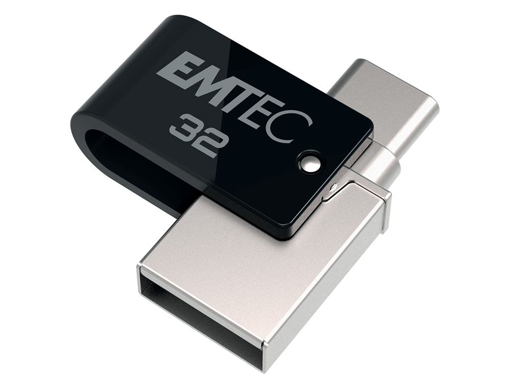 MEMORIA EMTEC USB 3.2 DUAL MOBILE & GO TYPE-C /USB 32 GB