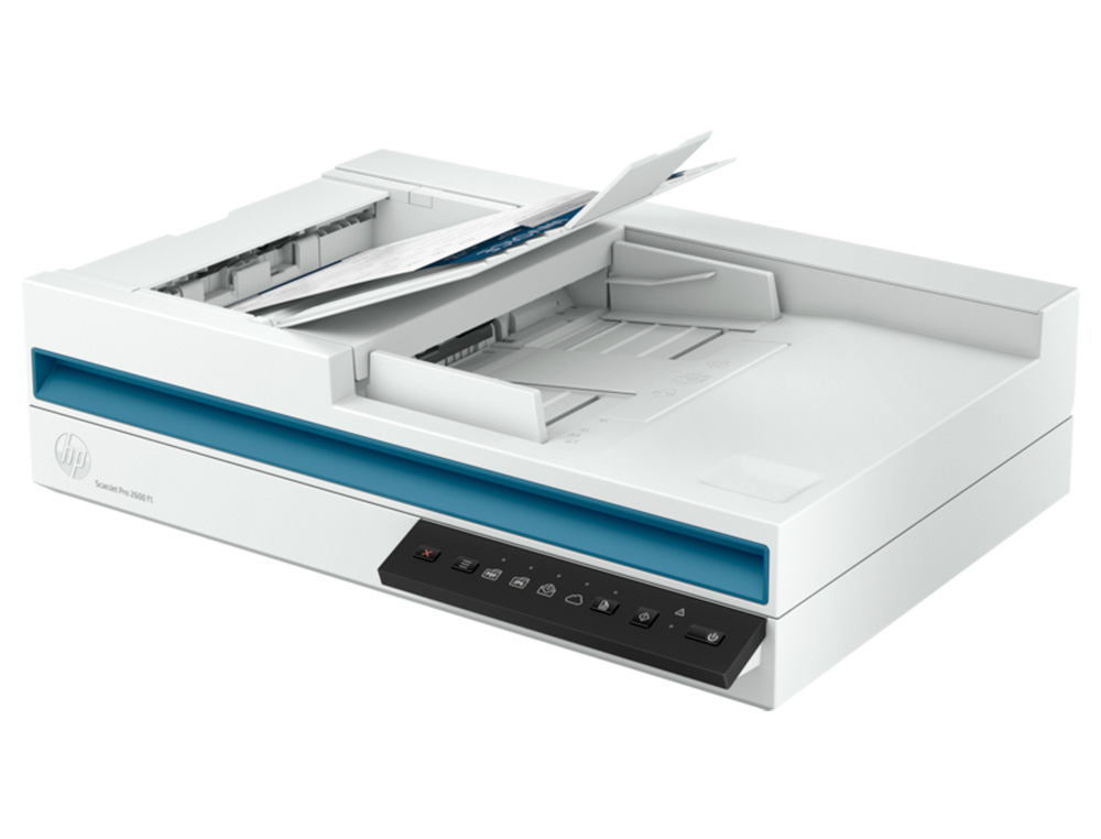 ESCANER HP SCANJET PRO 2600 F1 LED USB 2.0 25 PPM/50 IPM DUPLEX 1200 PPP ALIMENTADOR 60 HOJAS