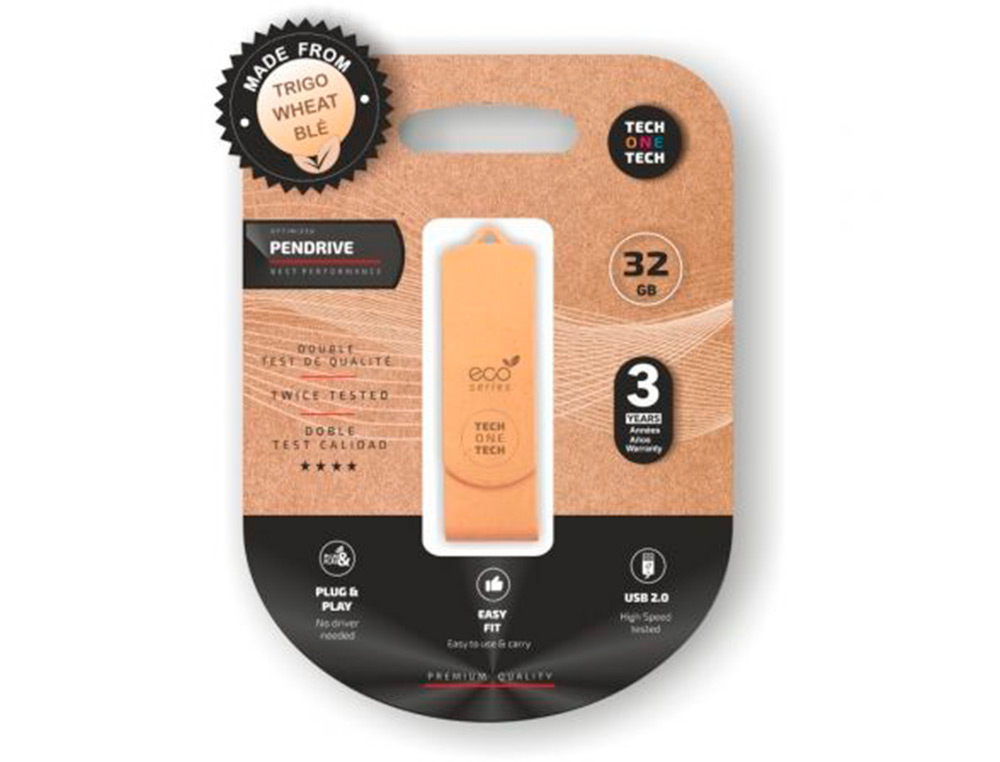 MEMORIA USB TECH ONE TECH ECOTECH BIODEGRADABLE 32 GB USB 2.0