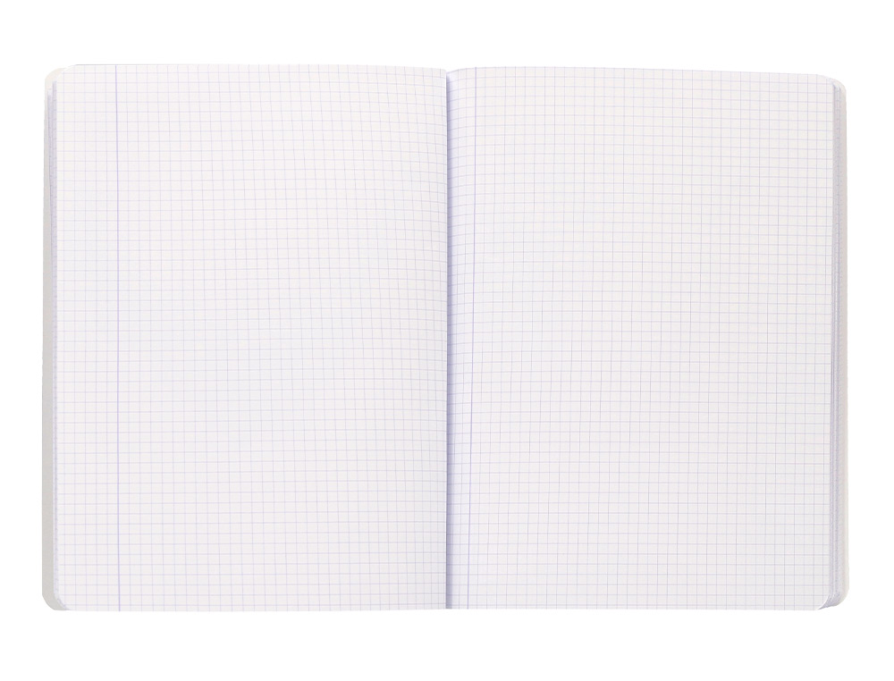 LIBRETA ANTARTIK A5+ PLUS COSIDA 48 HOJAS 90G/M2 CUADRO 4MM CON MARGEN 6 COLORES SURTIDOS
