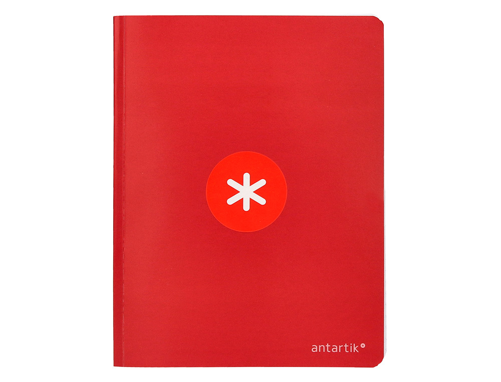 LIBRETA ANTARTIK A5+ PLUS COSIDA 48 HOJAS 90G/M2 CUADRO 4MM CON MARGEN 6 COLORES SURTIDOS