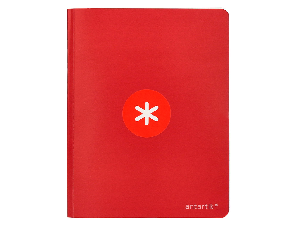 LIBRETA ANTARTIK A5+ PLUS COSIDA 48 HOJAS 90G/M2 RAYADO HORIZONTAL CON MARGEN 6 COLORES SURTIDOS