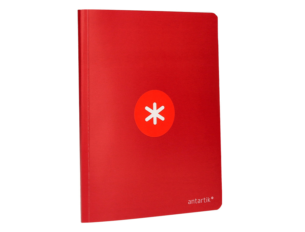 LIBRETA ANTARTIK A5+ PLUS COSIDA 48 HOJAS 90G/M2 RAYADO HORIZONTAL CON MARGEN 6 COLORES SURTIDOS