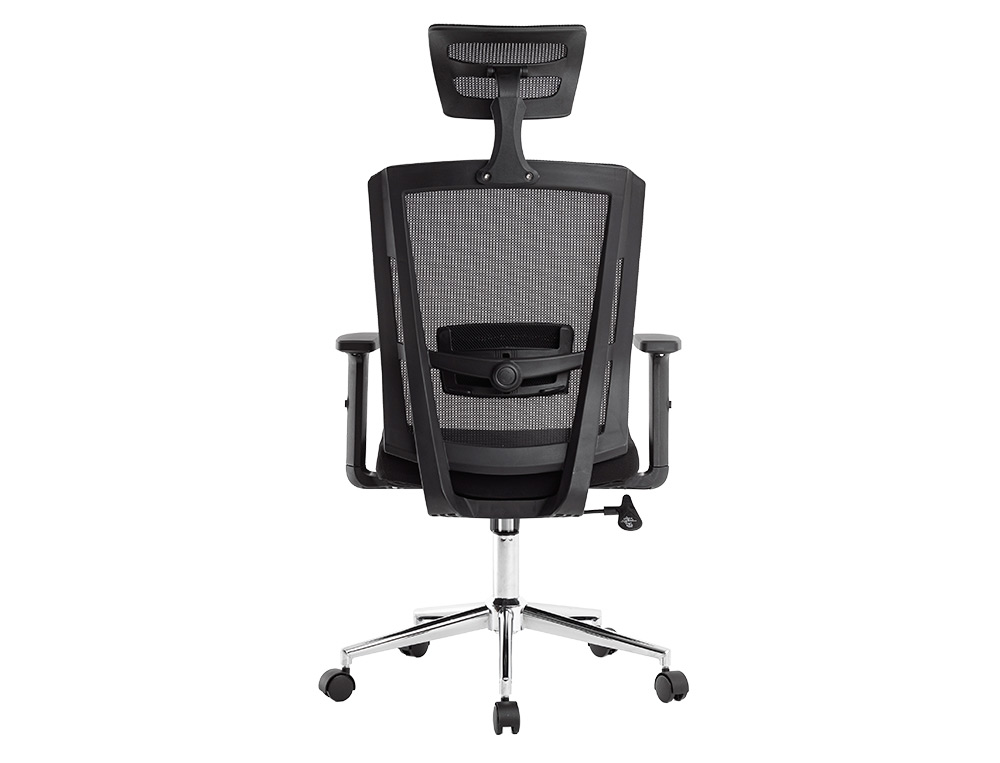 SILLA GIRATORIA Q-CONNECT ERGONOMICA RESPALDO ALTO Y REPOSACABEZA AJUSTABLE EN ALTURA 1180+100X630X625 MM