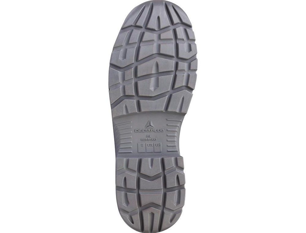 BOTAS DELTAPLUS DE SEGURIDAD PIEL CRUPON PIGMENTADA SUELA PU BI-DENSIDAD COLOR NEGRO TALLA 37