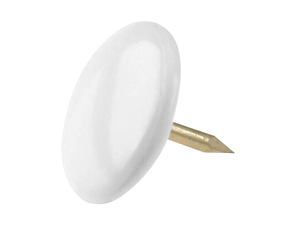 CHINCHETA LISMANIA OFFICE COLOR BLANCO CAJA DE 100 UNIDADES