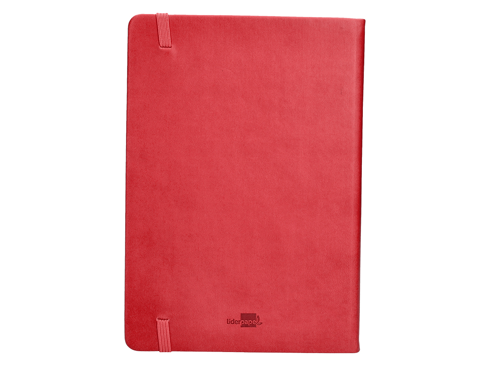 AGENDA ENCUADERNADA LIDERPAPEL ESPARTA 15X21 CM 2024 DIA PAGINA CON GOMILLA COLOR ROSA PAPEL 70 GR
