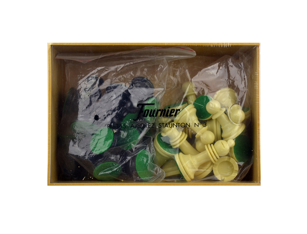 AJEDREZ FOURNIER STAUNTON Nº3 FICHAS DE PLASTICO