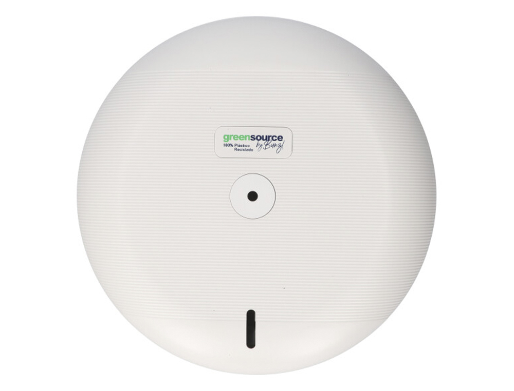 DISPENSADOR PAPEL HIGIENICO INDUSTRIAL GREENSOURCE EXTRACCION CENTRAL COMPACTO FABRICADO EN ABS BLANCO
