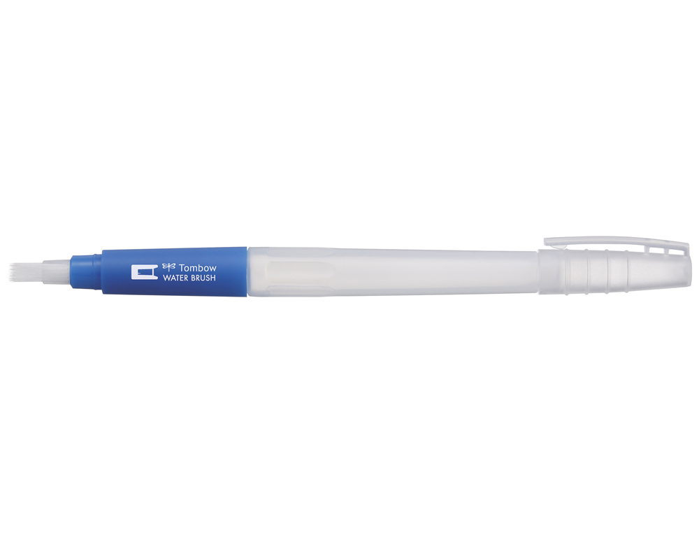PINCEL TOMBOW WATER BRUSH CON DEPOSITO RELLENABLE PUNTA PLANA BLISTER DE 1 UNIDAD
