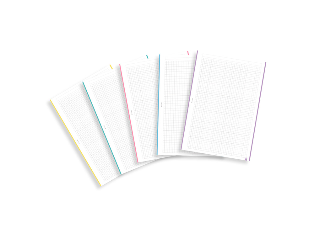 CARPETA 4 ANILLAS DE 35 MM CARCHIVO DIN A4 POLIPROPILENO CON RECAMBIO SOFT FOAM STYLE