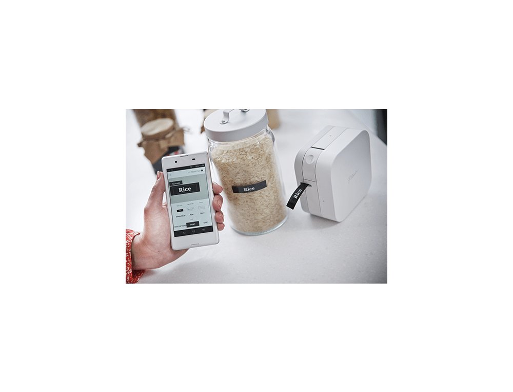 ROTULADORA BROTHER PTP300BT CUBE TERMICA BLUETOOTH VELOCIDAD 20 MM/S ANCHO MAXIMO CINTA 12 MM