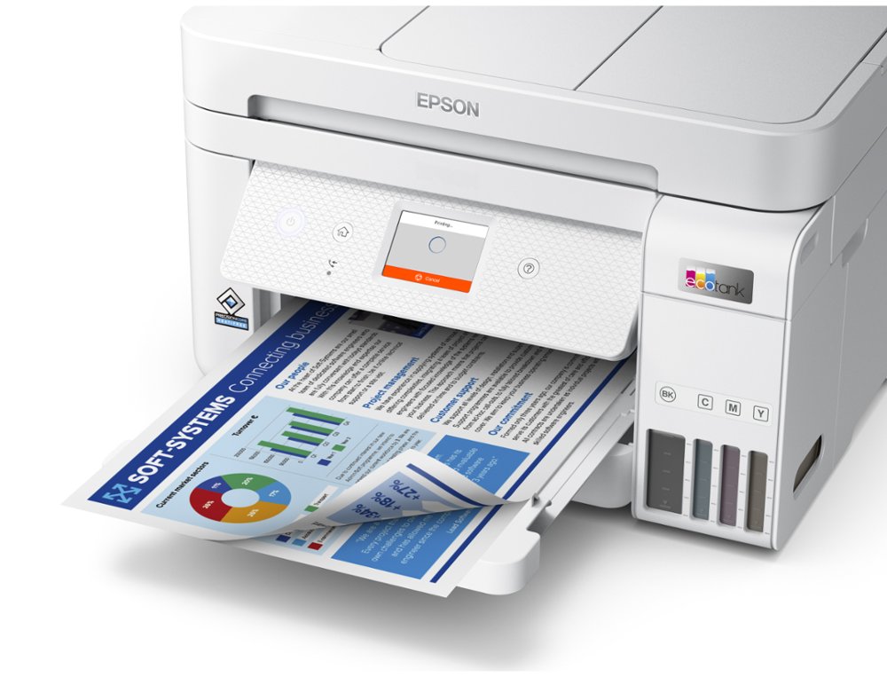 EQUIPO MULTIFUNCION EPSON ECOTANK ET-4856 TINTA 33 PPM ESCANER COPIADORA IMPRESORA FAX BANDEJA ENTRADA 250 HOJAS
