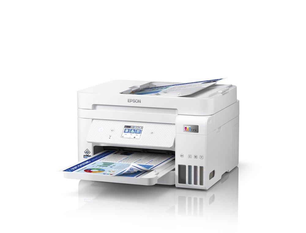 EQUIPO MULTIFUNCION EPSON ECOTANK ET-4856 TINTA 33 PPM ESCANER COPIADORA IMPRESORA FAX BANDEJA ENTRADA 250 HOJAS