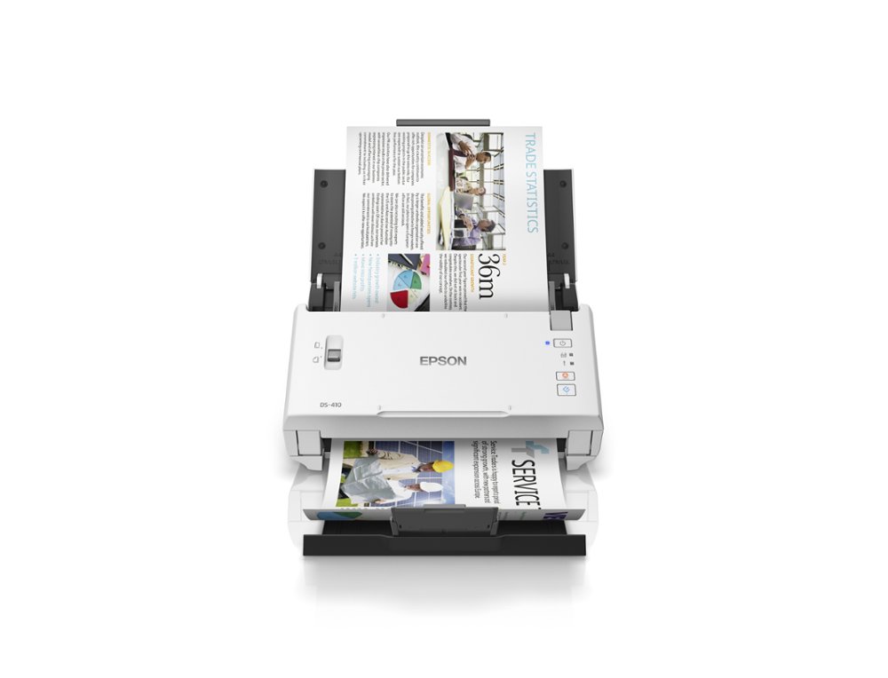 ESCANER EPSON DS-410 DOCUMENTAL WORKFORCE DIN A4 600X600 DPI VELOCIDAD 26 PPM USB 2.0