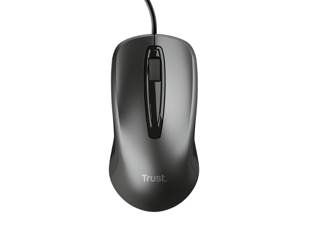 RATON TRUST BASIC OPTICO 4 BOTONES 1200 DPI USB 2.0 COLOR NEGRO