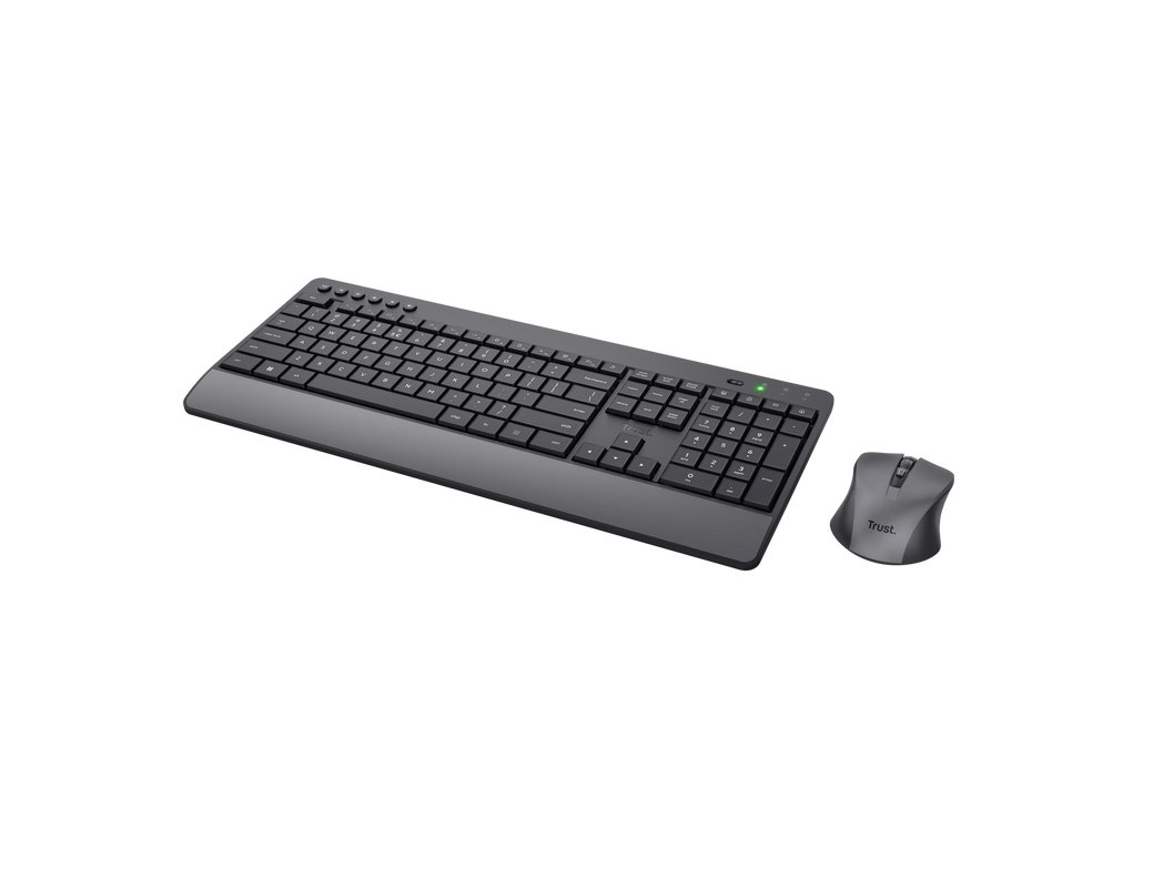SET TECLADO + RATON TRUST TREZO INALAMBRICO ECO USB MICRO COLOR NEGRO