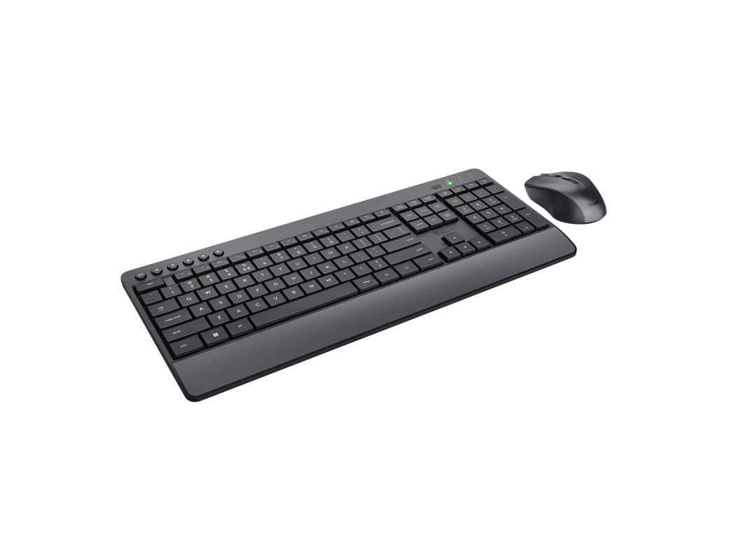 SET TECLADO + RATON TRUST TREZO INALAMBRICO ECO USB MICRO COLOR NEGRO