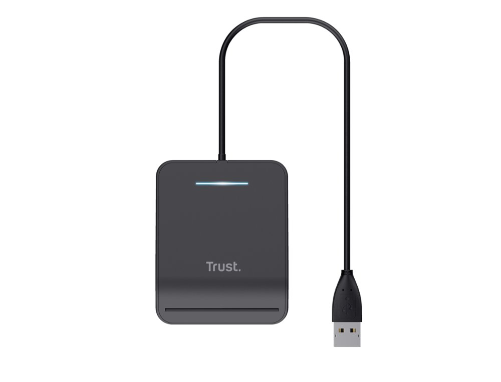 LECTOR DE TARJETAS TRUST PRIMO DNI SMARTCARD USB-A COLOR NEGRO