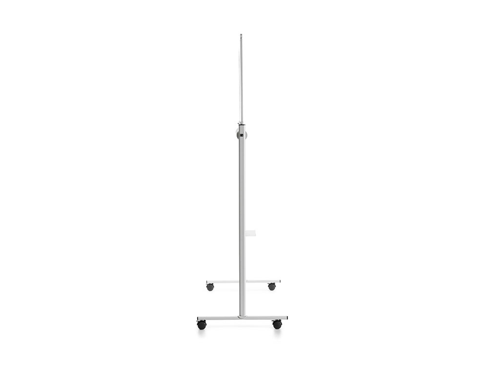 PIZARRA BLANCA ROCADA VOLTEABLE DOBLE CARA MAGNETICA ACERO LACADO 200X120 CM