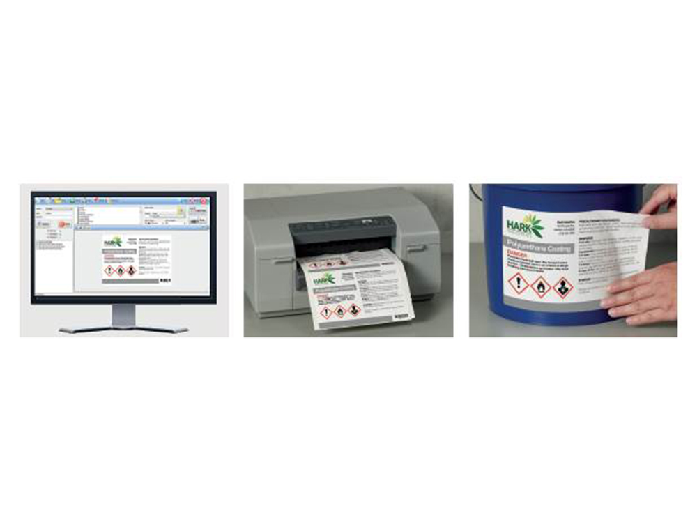 ETIQUETA ADHESIVA AVERY POLITILENO BLANCO PERMANENTE LASER FOTOCOPIADORA 210X297 MM BLISTER 10 UNIDADES