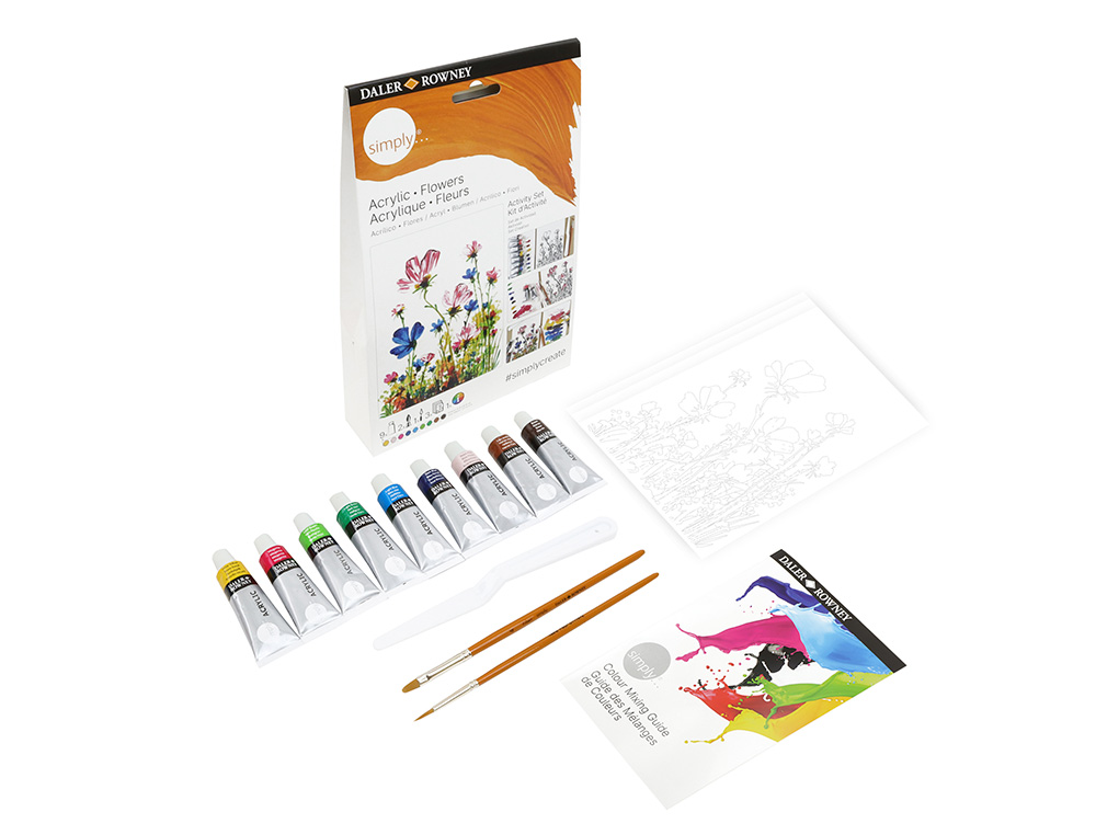 SET PINTURA ACRILICA DALER ROWNEY SIMPLY ACTIVITY