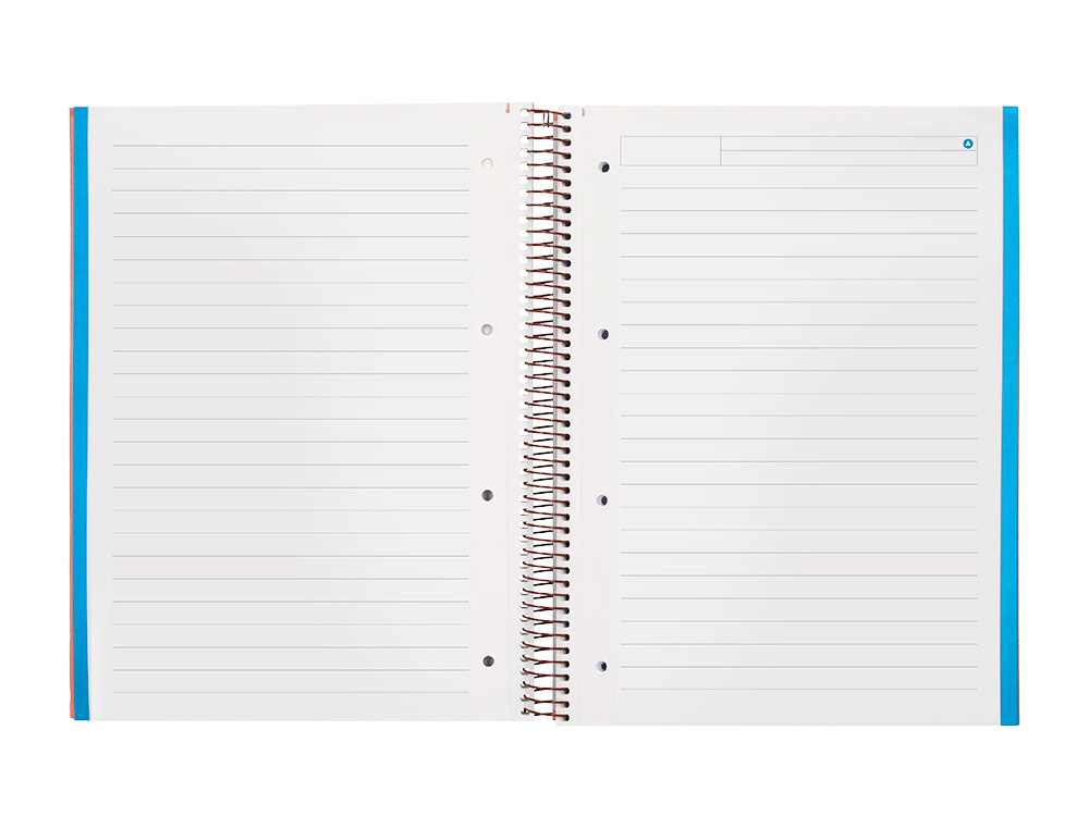 CUADERNO ESPIRAL NAVIGATOR A4 MICRO TAPA FORRADA 120H 80GR HORIZONTAL 5 BANDA 4 TALADROS COLOR ROSA
