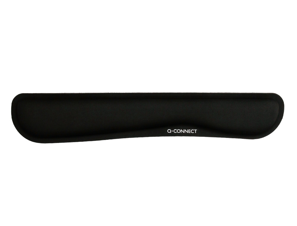 REPOSAMUÑECAS Q-CONNECT MEMORY FOAM PARA TECLADO COLOR NEGRO 460X85X25 MM