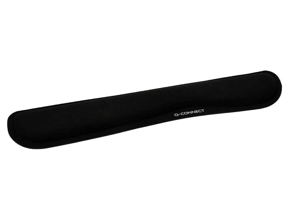 REPOSAMUÑECAS Q-CONNECT MEMORY FOAM PARA TECLADO COLOR NEGRO 460X85X25 MM