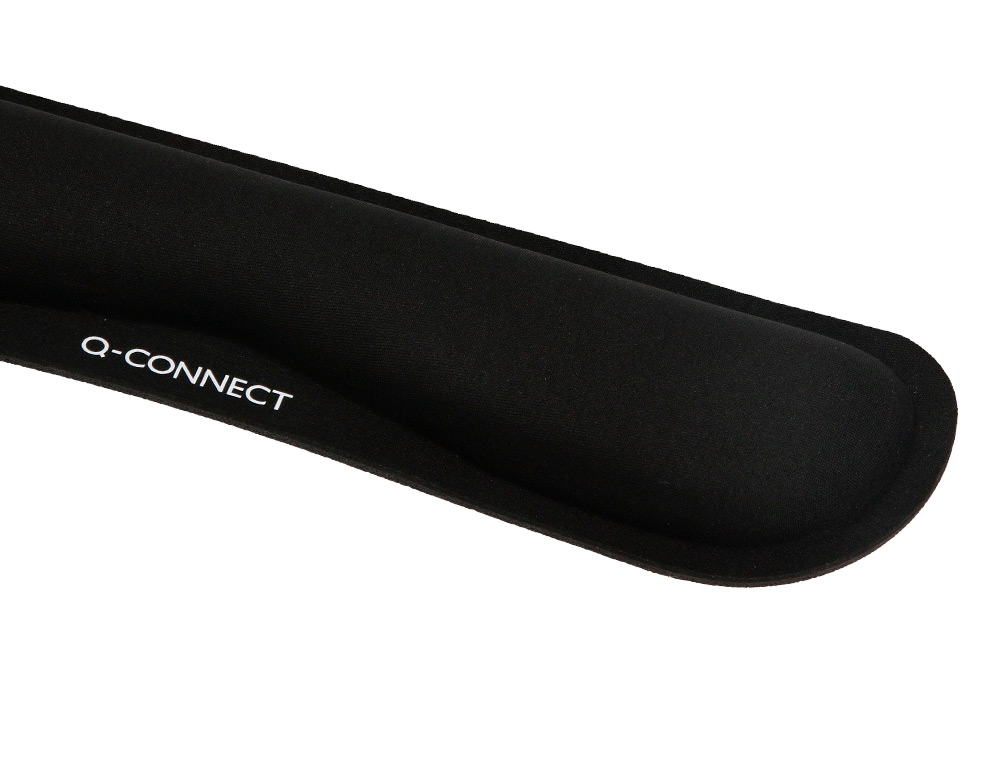 REPOSAMUÑECAS Q-CONNECT MEMORY FOAM PARA TECLADO COLOR NEGRO 460X85X25 MM